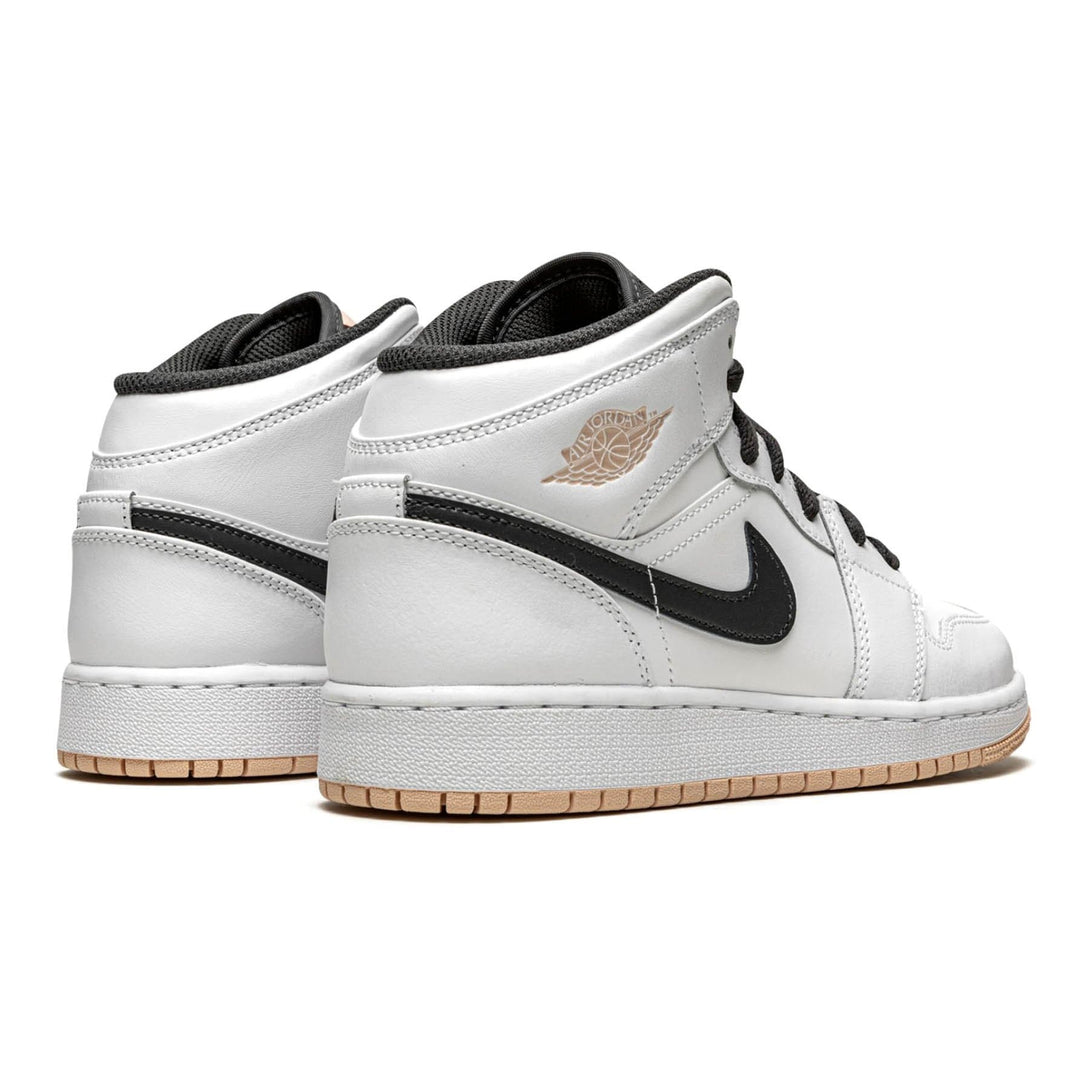 Air Jordan 1 Mid GS 'White Arctic Orange'- Streetwear Fashion - evapacs.com