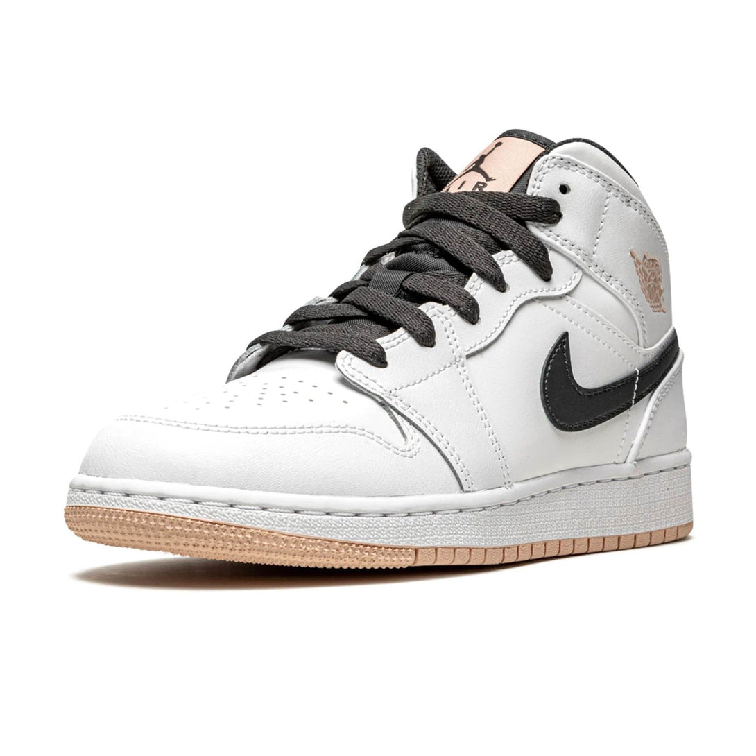 Air Jordan 1 Mid GS 'White Arctic Orange'- Streetwear Fashion - evapacs.com