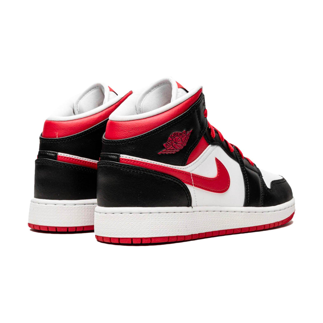 Air Jordan 1 Mid GS 'White Very Berry'- Streetwear Fashion - evapacs.com