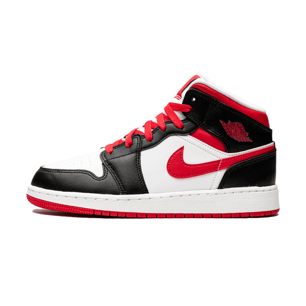 Air Jordan 1 Mid GS 'White Very Berry'- Streetwear Fashion - evapacs.com