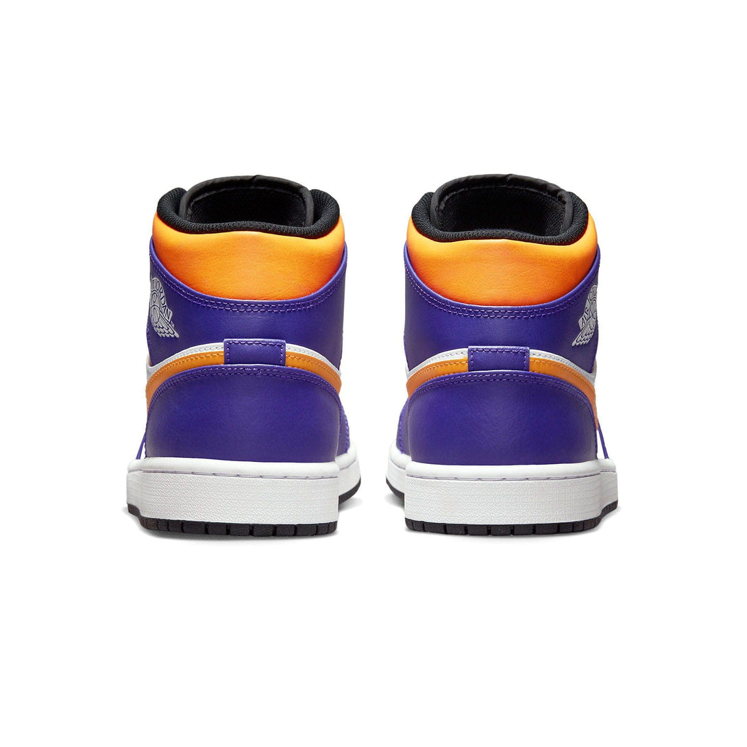 Air Jordan 1 Mid 'Lakers'- Streetwear Fashion - evapacs.com