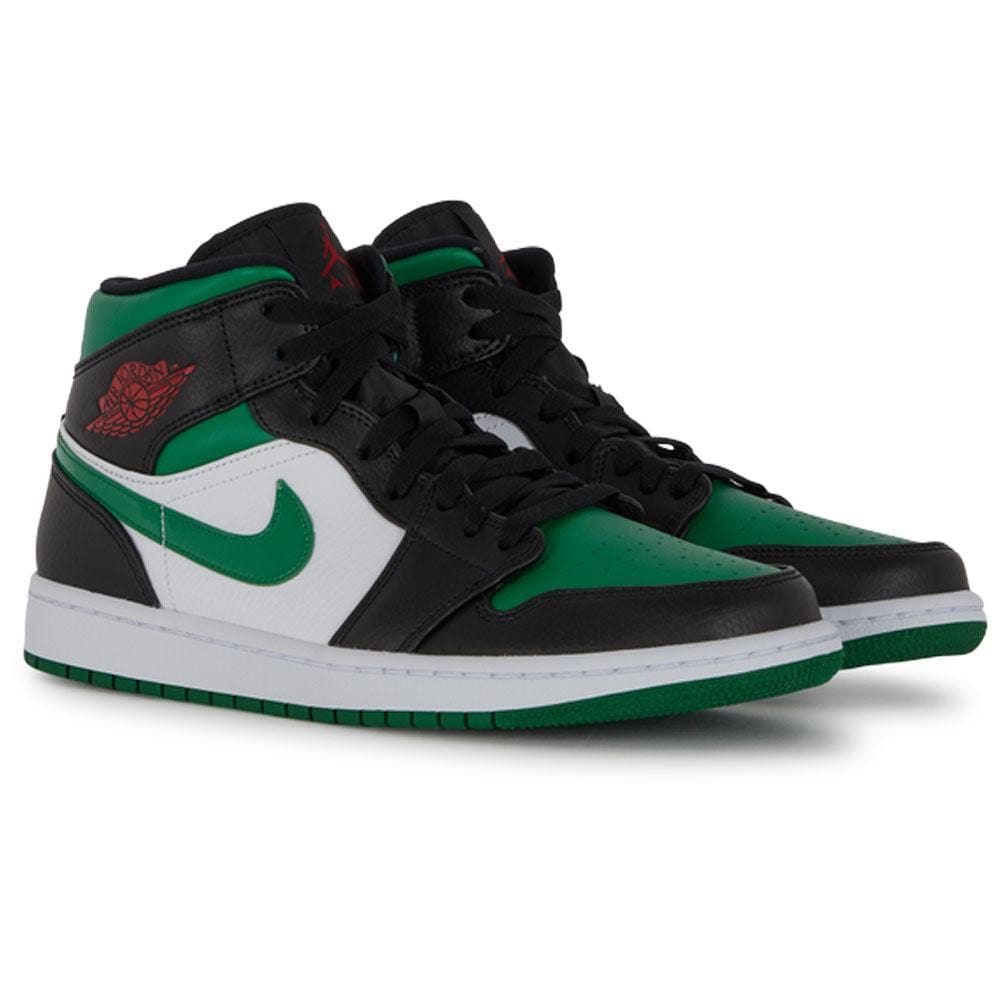 Air Jordan 1 Mid 'Pine Green'- Streetwear Fashion - evapacs.com