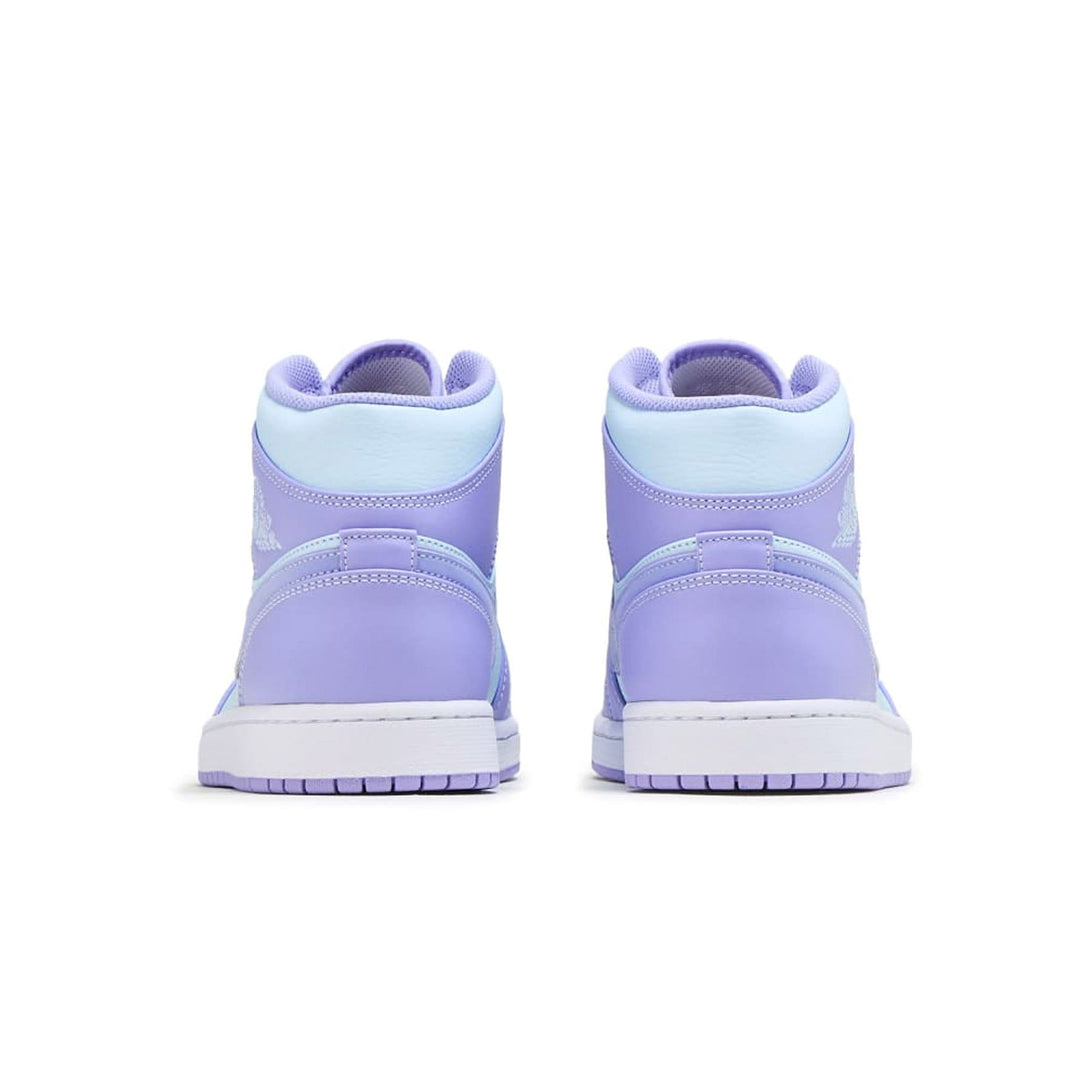 Air Jordan 1 Mid 'Purple Aqua'- Streetwear Fashion - evapacs.com