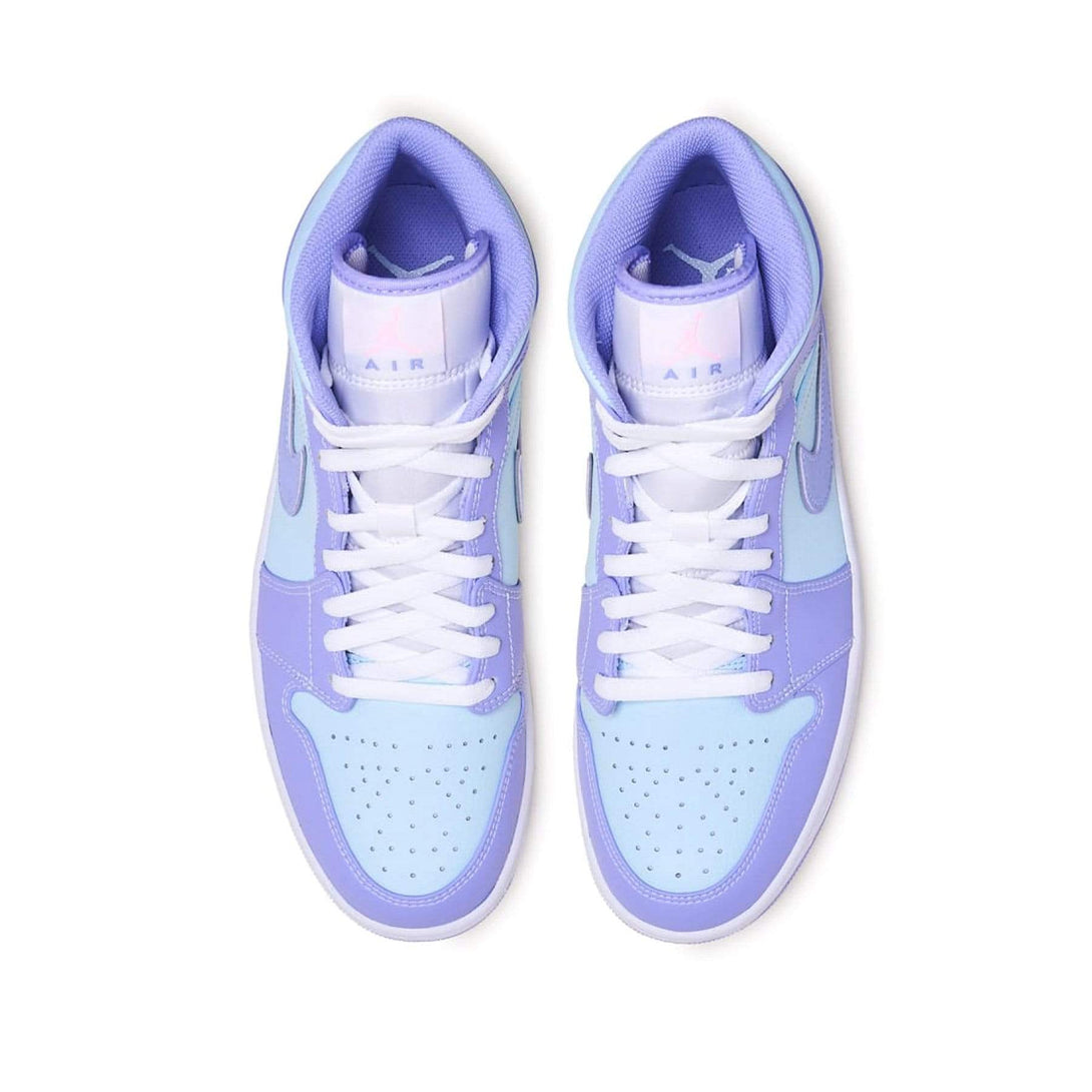 Air Jordan 1 Mid 'Purple Aqua'- Streetwear Fashion - evapacs.com