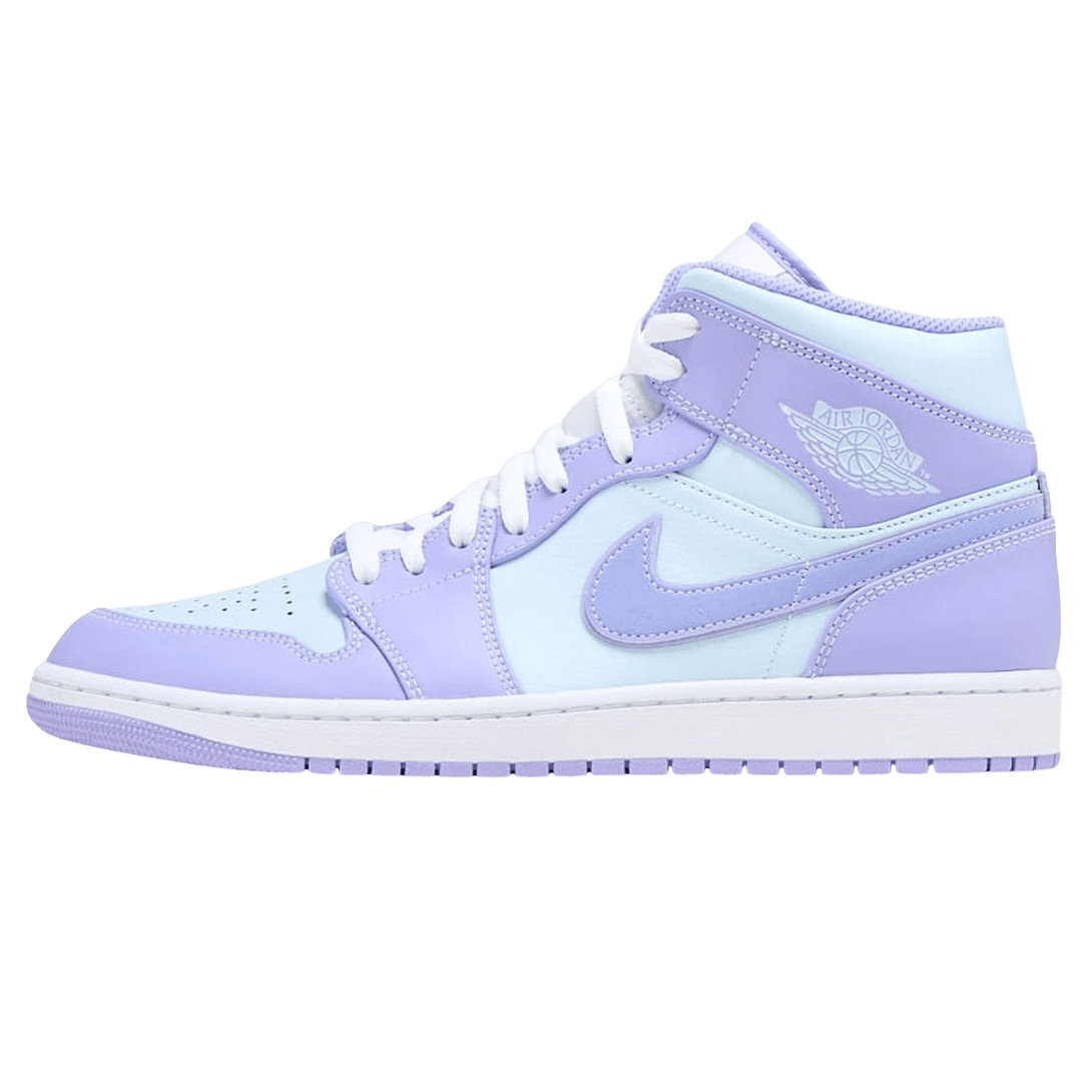 Air Jordan 1 Mid 'Purple Aqua'- Streetwear Fashion - evapacs.com