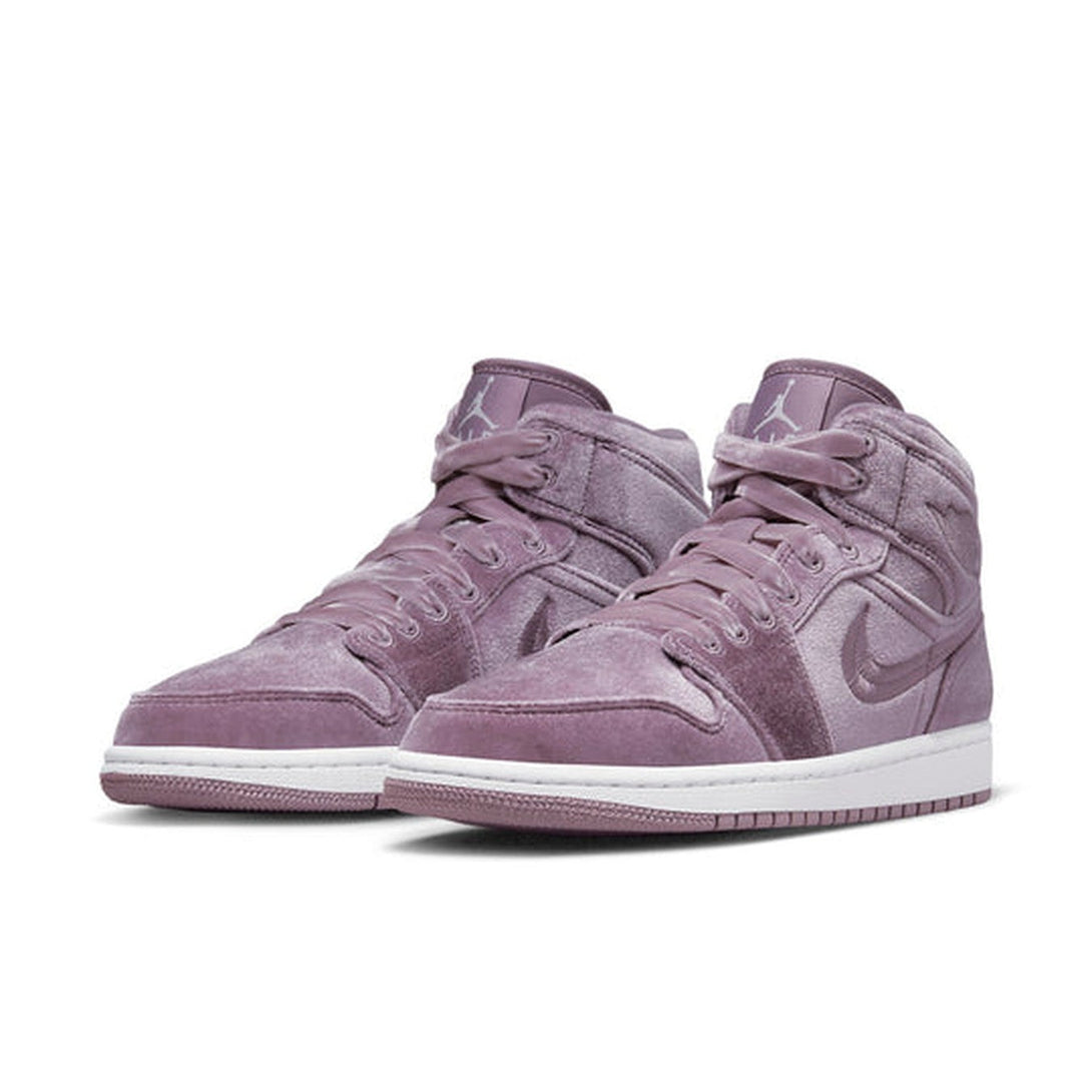 Air Jordan 1 Mid 'Purple Velvet' Wmns- Streetwear Fashion - evapacs.com