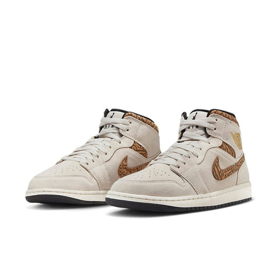 Air Jordan 1 Mid SE 'Brown Elephant'- Streetwear Fashion - evapacs.com