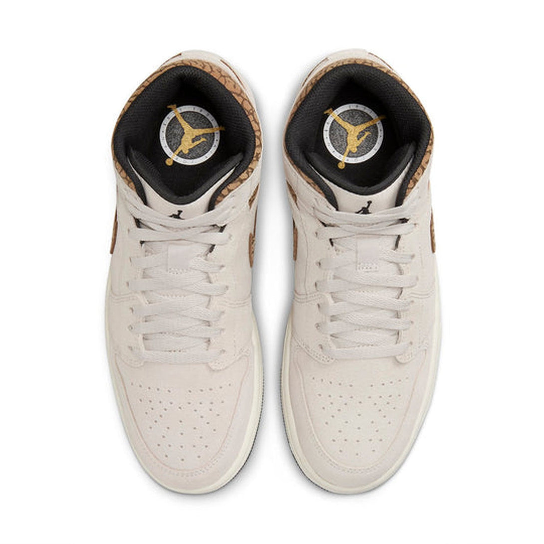 Air Jordan 1 Mid SE 'Brown Elephant'- Streetwear Fashion - evapacs.com