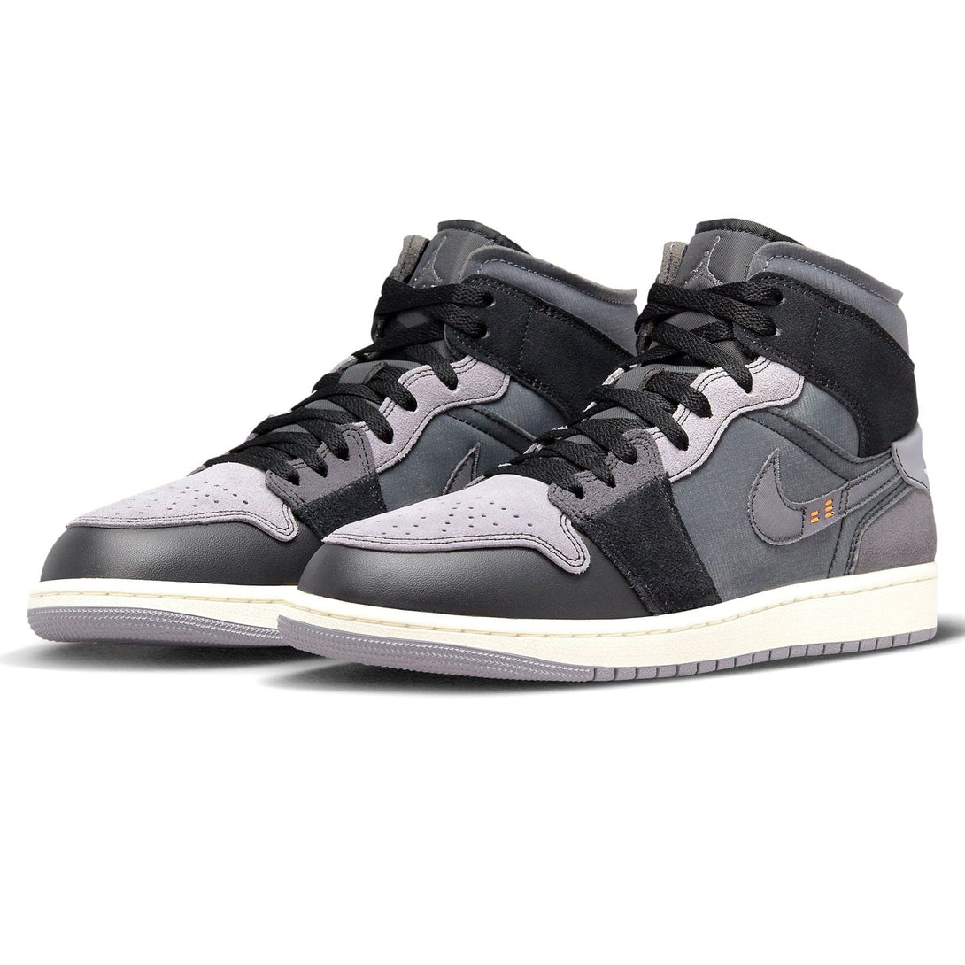 Air Jordan 1 Mid SE Craft 'Inside Out - Black'- Streetwear Fashion - evapacs.com