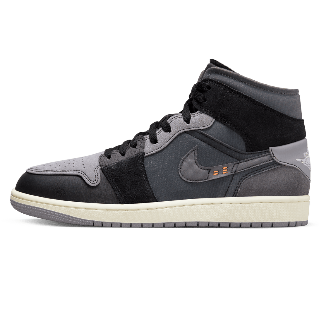 Air Jordan 1 Mid SE Craft 'Inside Out - Black'- Streetwear Fashion - evapacs.com