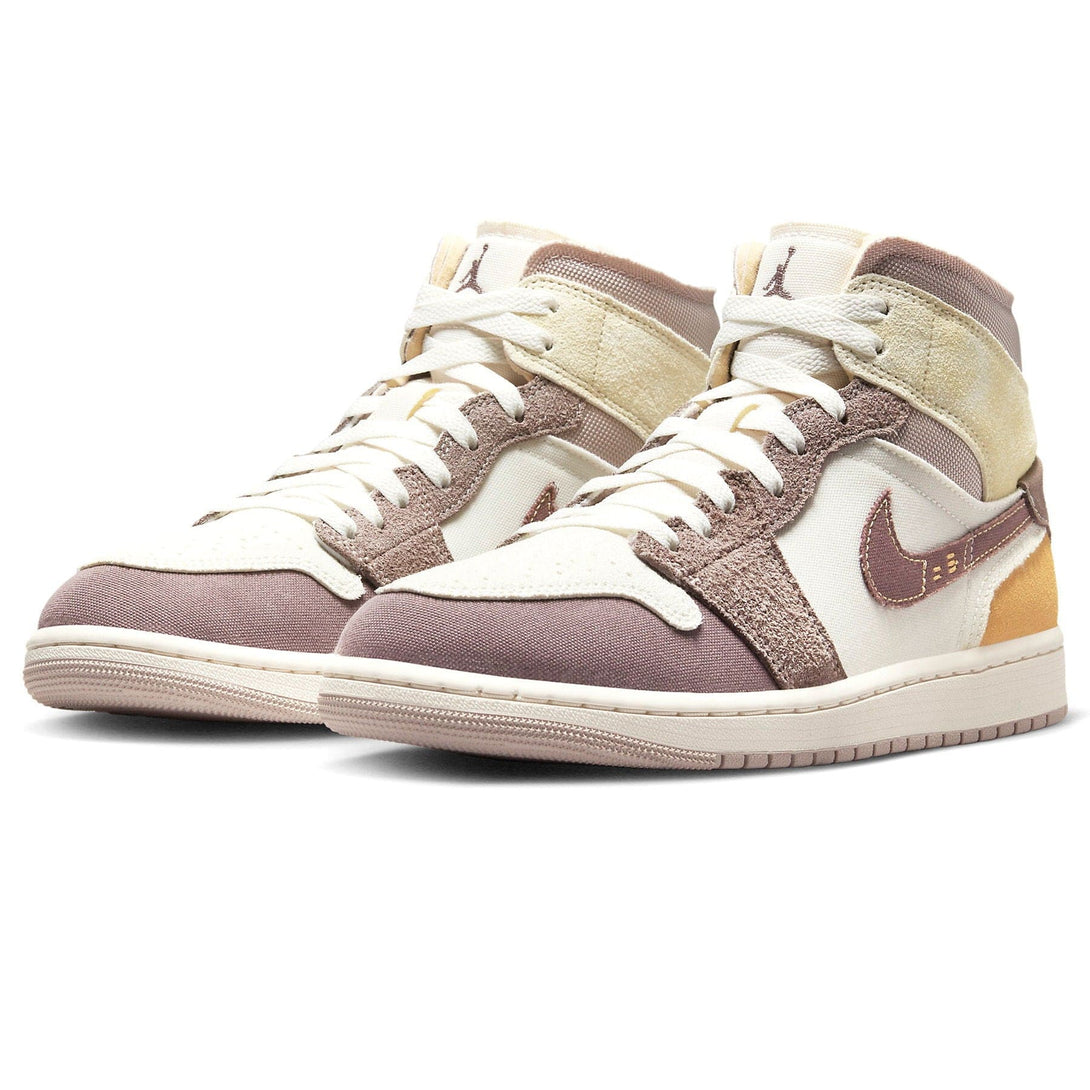 Air Jordan 1 Mid SE Craft 'Inside Out - Taupe Haze'- Streetwear Fashion - evapacs.com