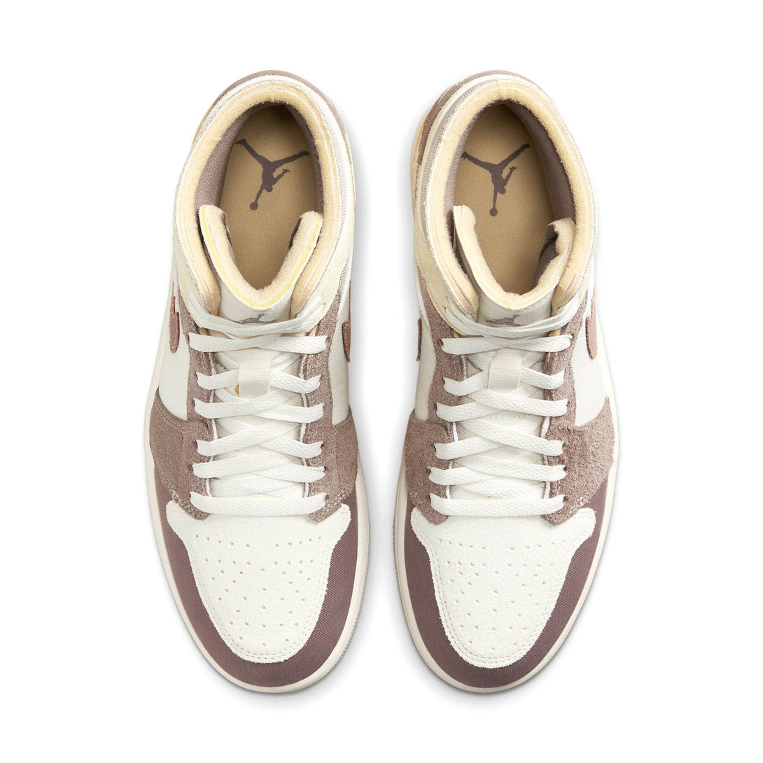 Air Jordan 1 Mid SE Craft 'Inside Out - Taupe Haze'- Streetwear Fashion - evapacs.com