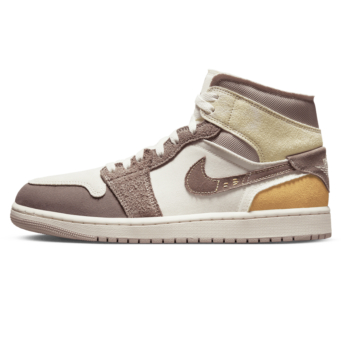 Air Jordan 1 Mid SE Craft 'Inside Out - Taupe Haze'- Streetwear Fashion - evapacs.com