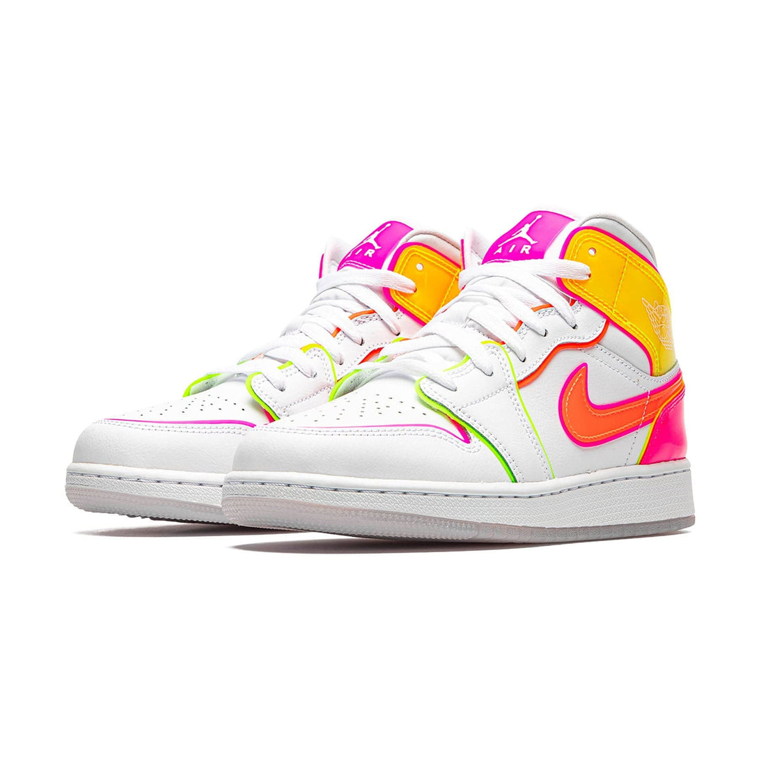 Air Jordan 1 Mid SE GS 'Edge Glow'- Streetwear Fashion - evapacs.com