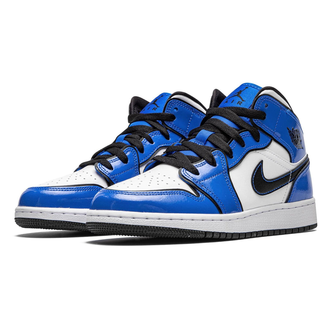 Air Jordan 1 Mid SE GS 'Signal Blue'- Streetwear Fashion - evapacs.com