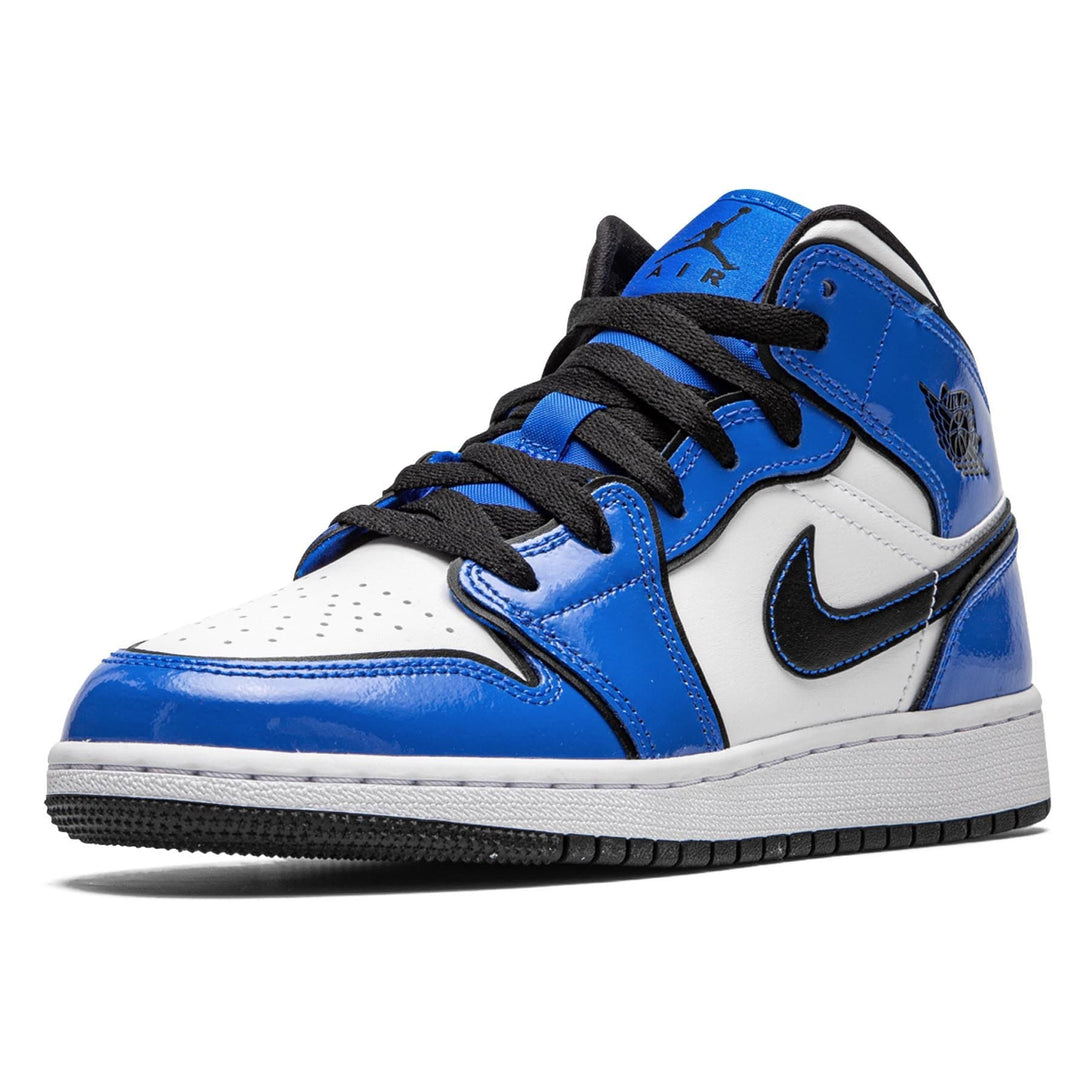 Air Jordan 1 Mid SE GS 'Signal Blue'- Streetwear Fashion - evapacs.com