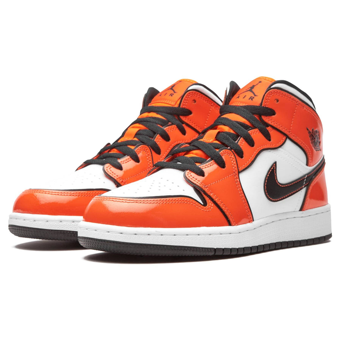 Air Jordan 1 Mid SE GS 'Turf Orange'- Streetwear Fashion - evapacs.com