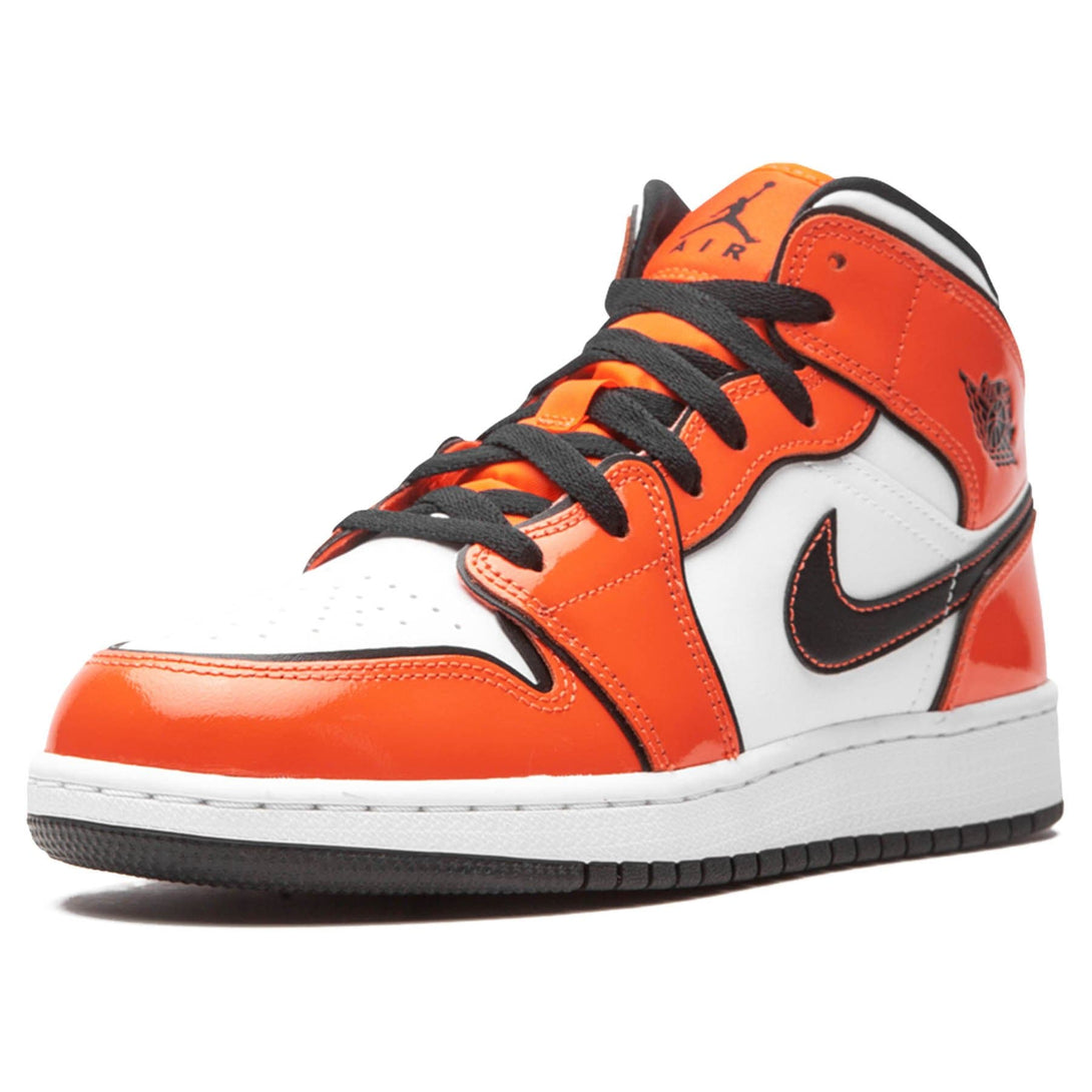 Air Jordan 1 Mid SE GS 'Turf Orange'- Streetwear Fashion - evapacs.com