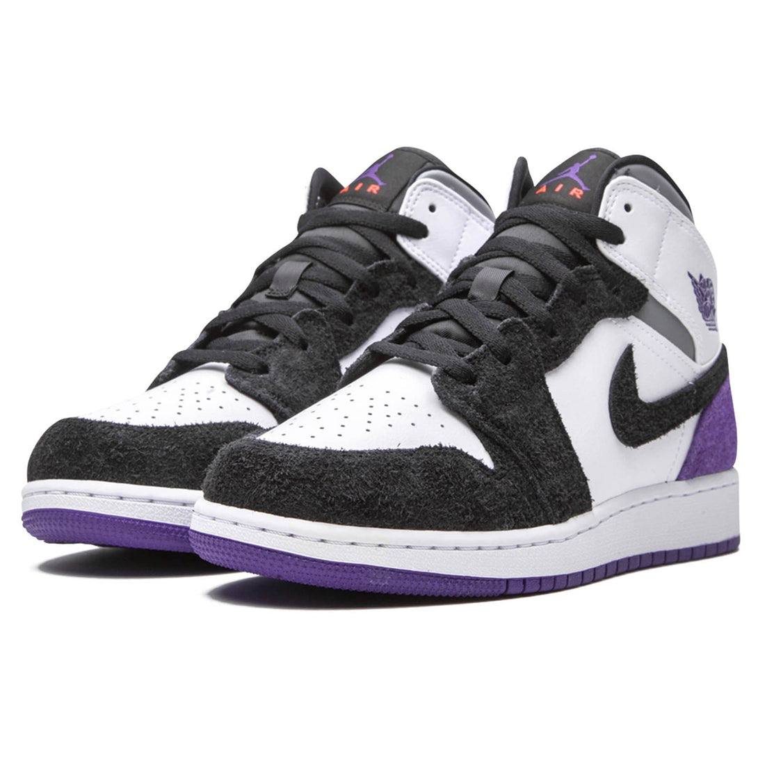 Air Jordan 1 Mid SE GS 'Varsity Purple'- Streetwear Fashion - evapacs.com