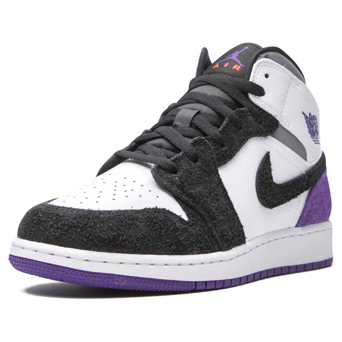 Air Jordan 1 Mid SE GS 'Varsity Purple'- Streetwear Fashion - evapacs.com