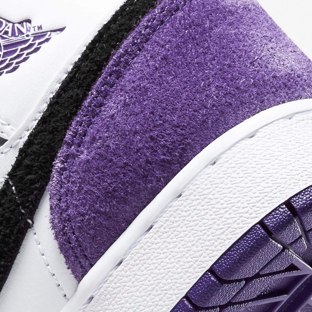 Air Jordan 1 Mid SE GS 'Varsity Purple'- Streetwear Fashion - evapacs.com