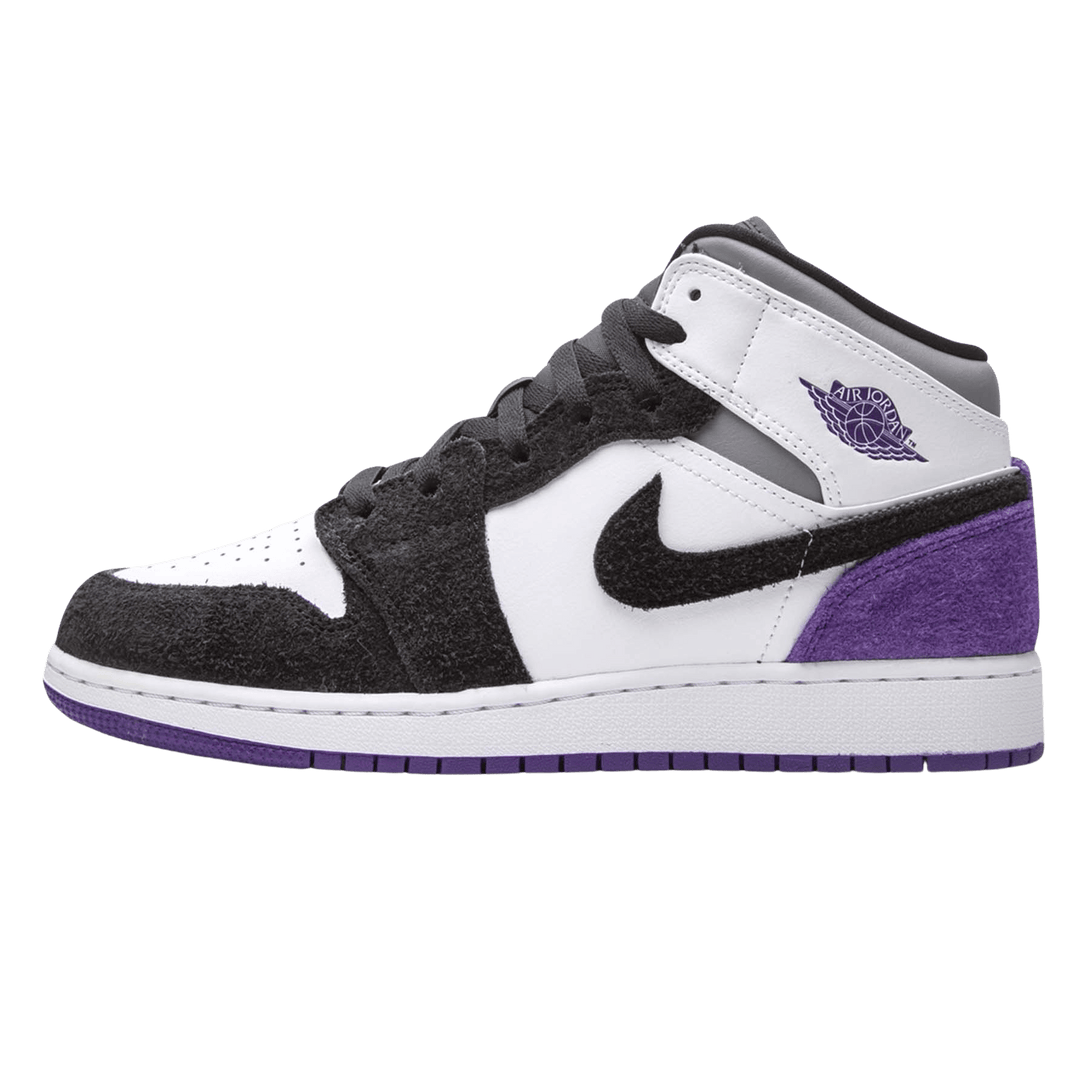 Air Jordan 1 Mid SE GS 'Varsity Purple'- Streetwear Fashion - evapacs.com