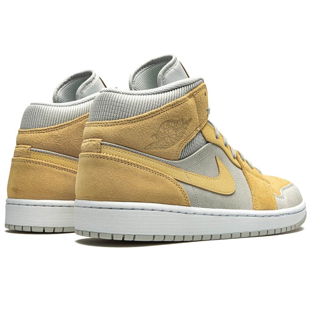 Air Jordan 1 Mid SE Grey Fog Lemon Wash- Streetwear Fashion - evapacs.com