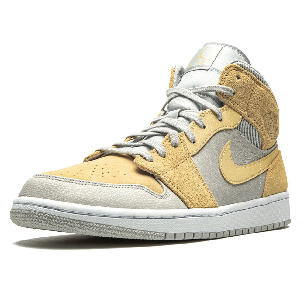 Air Jordan 1 Mid SE Grey Fog Lemon Wash- Streetwear Fashion - evapacs.com