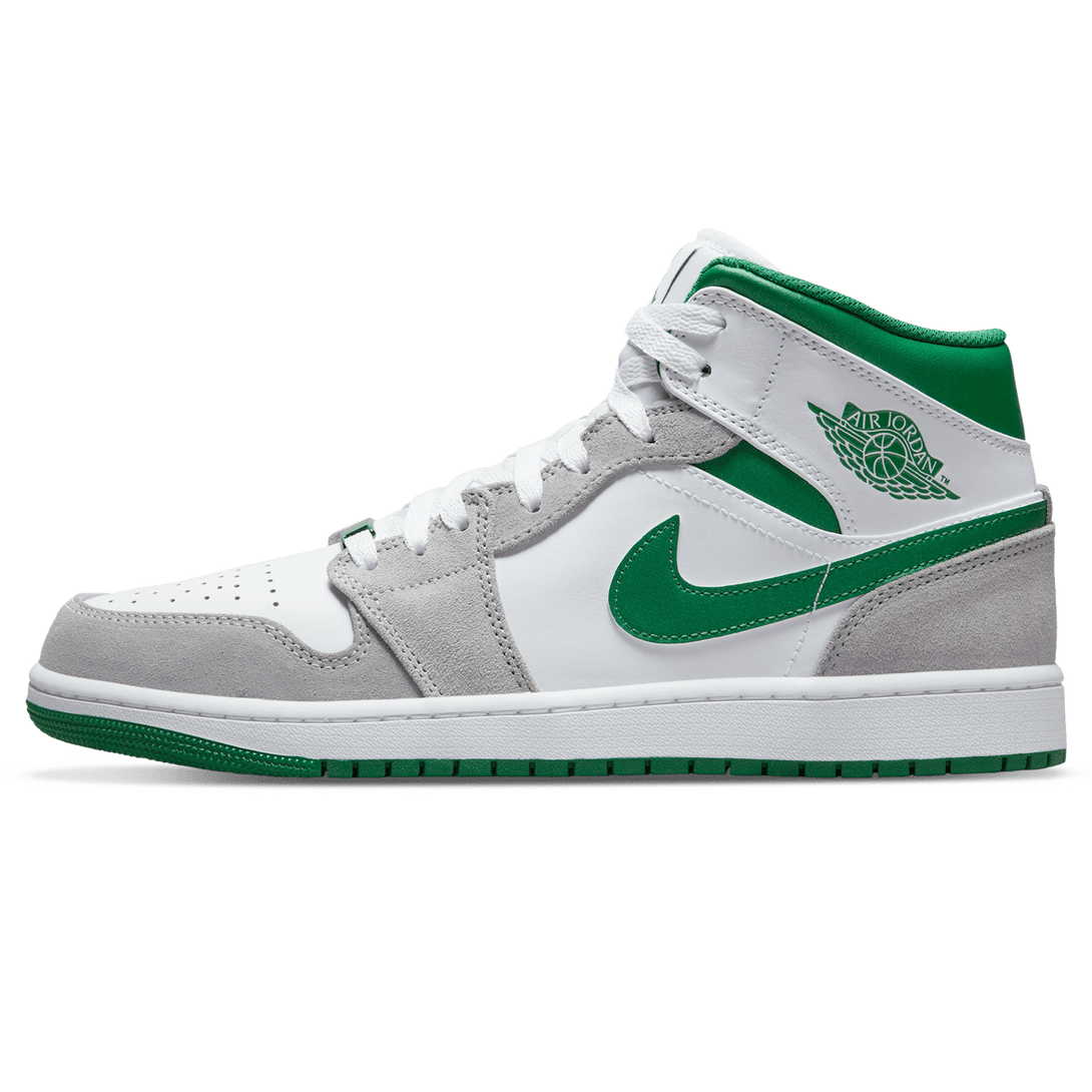 Air Jordan 1 Mid SE 'Grey Pine Green'- Streetwear Fashion - evapacs.com