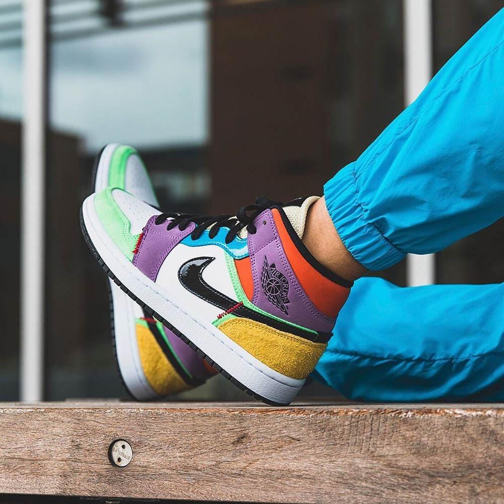 Air Jordan 1 Mid SE Multi-Colour (W)- Streetwear Fashion - evapacs.com