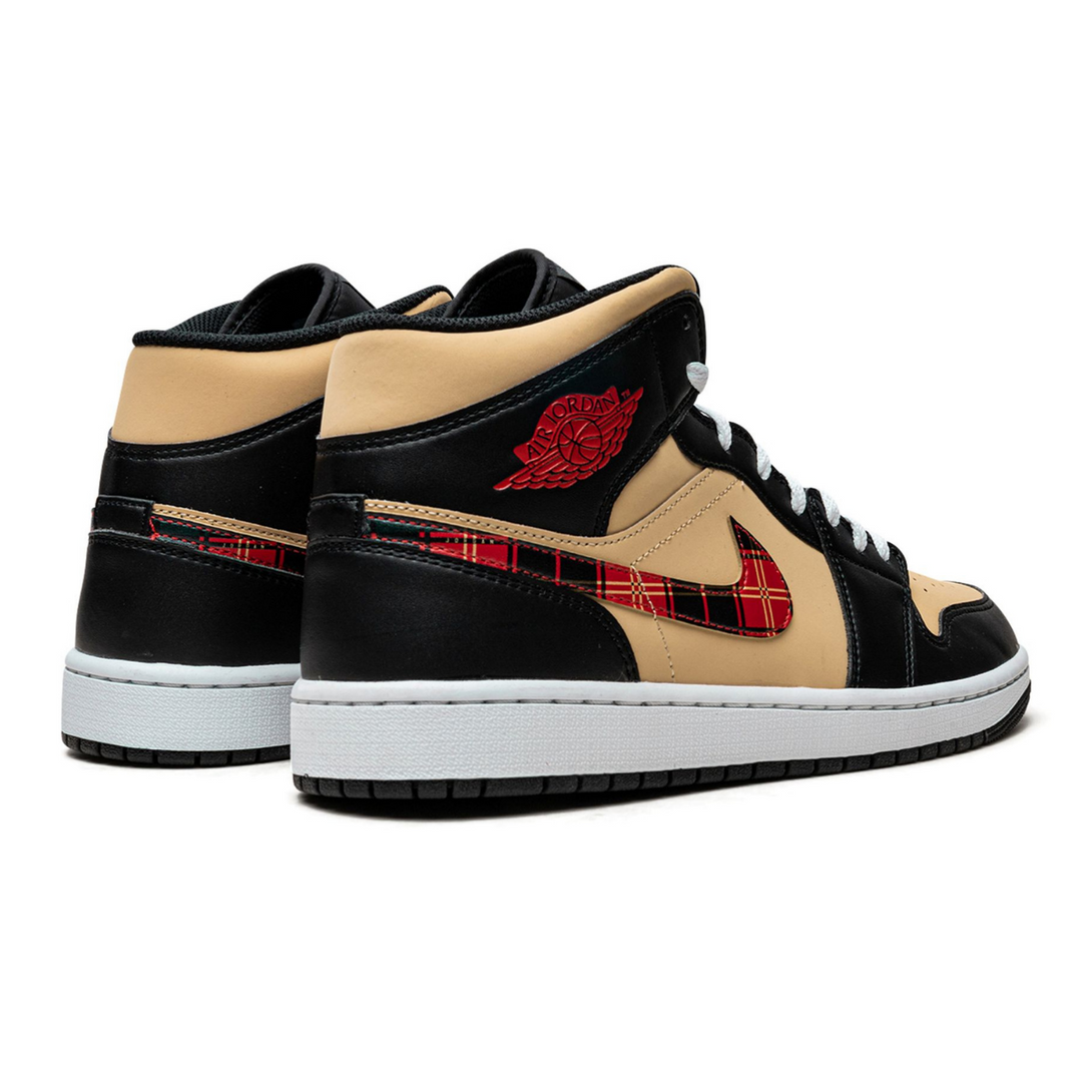 Air Jordan 1 Mid SE 'Tartan Swoosh'- Streetwear Fashion - evapacs.com