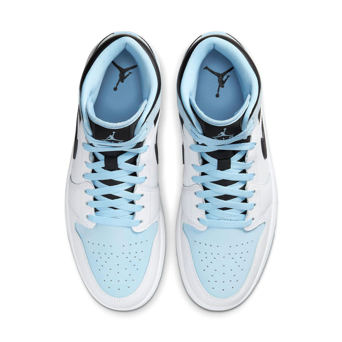 Air Jordan 1 Mid SE 'White Ice Blue'- Streetwear Fashion - evapacs.com
