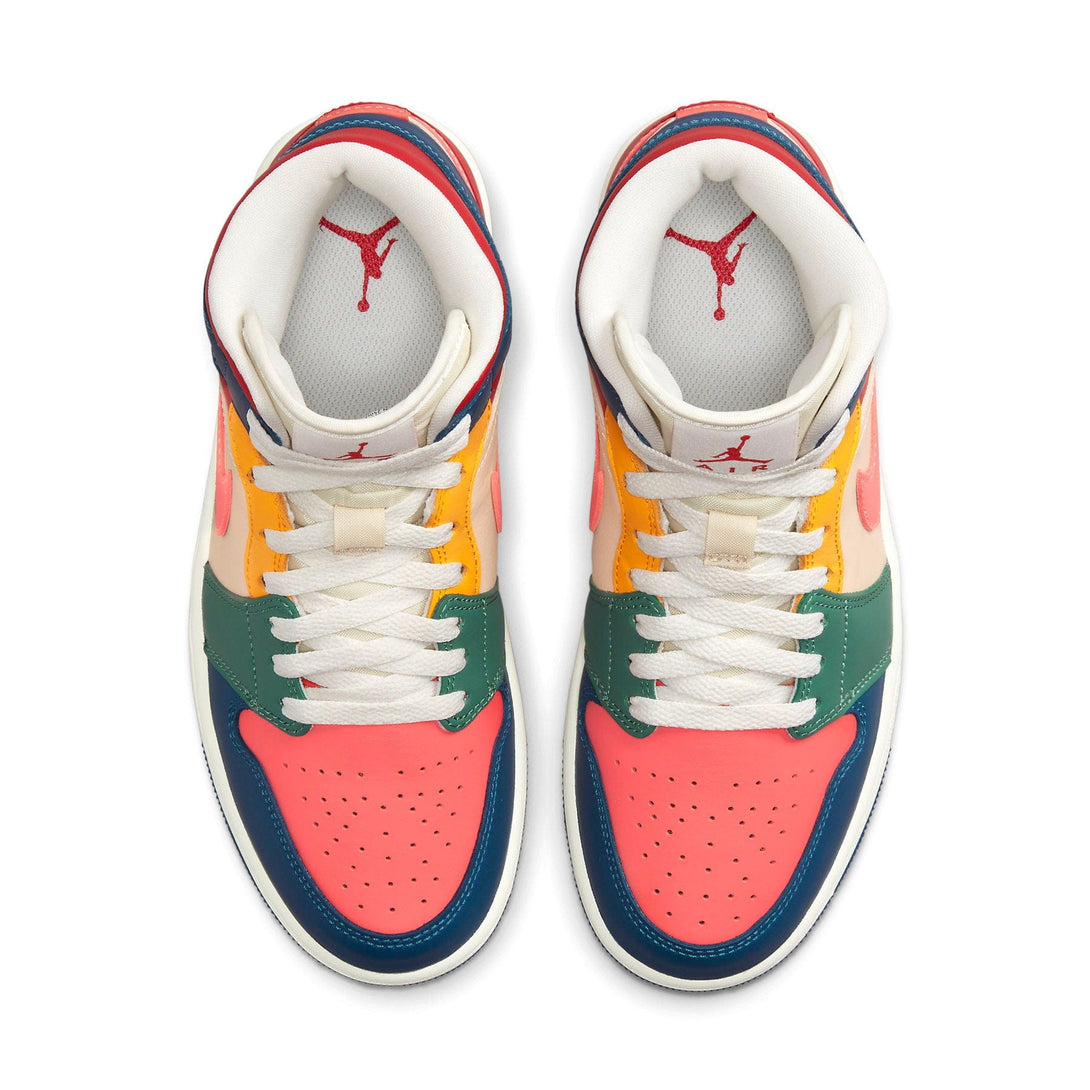 Air Jordan 1 Mid SE Wmns 'Multi-Color'- Streetwear Fashion - evapacs.com