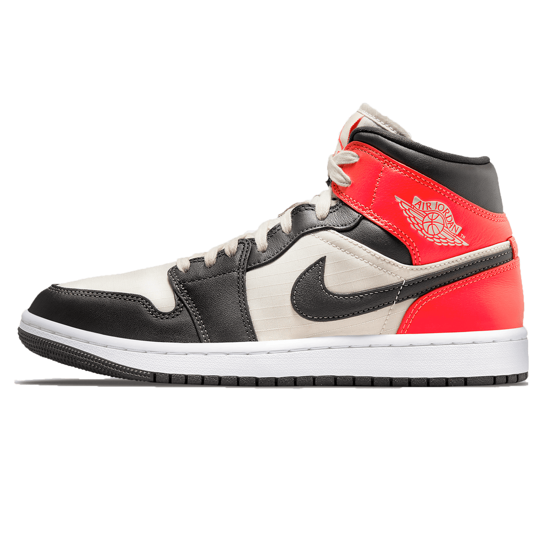 Air Jordan 1 Mid SE Wmns 'Newsprint'- Streetwear Fashion - evapacs.com