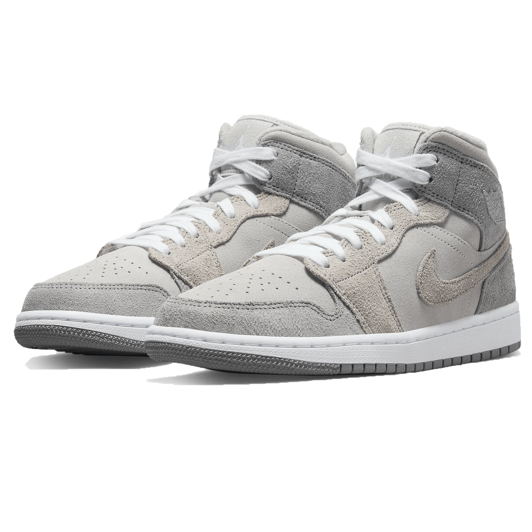 Air Jordan 1 Mid SE Wmns 'Particle Grey'- Streetwear Fashion - evapacs.com