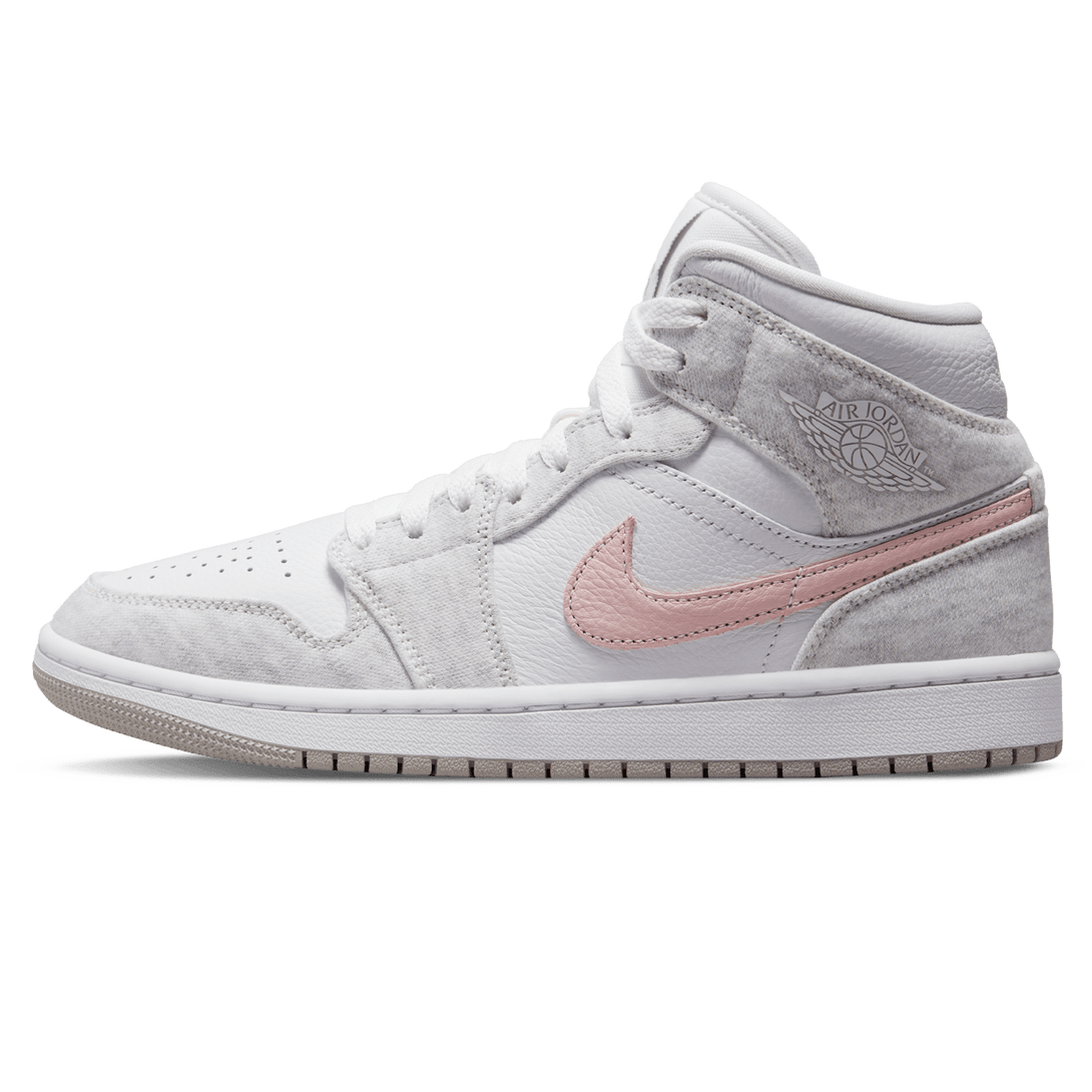 Air Jordan 1 Mid SE Wmns 'White Light Iron Ore'- Streetwear Fashion - evapacs.com