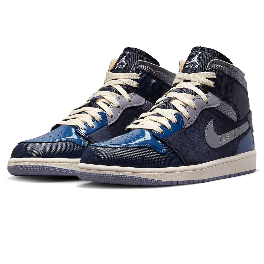 Air Jordan 1 Mid Se Craft 'Obsidian'- Streetwear Fashion - evapacs.com