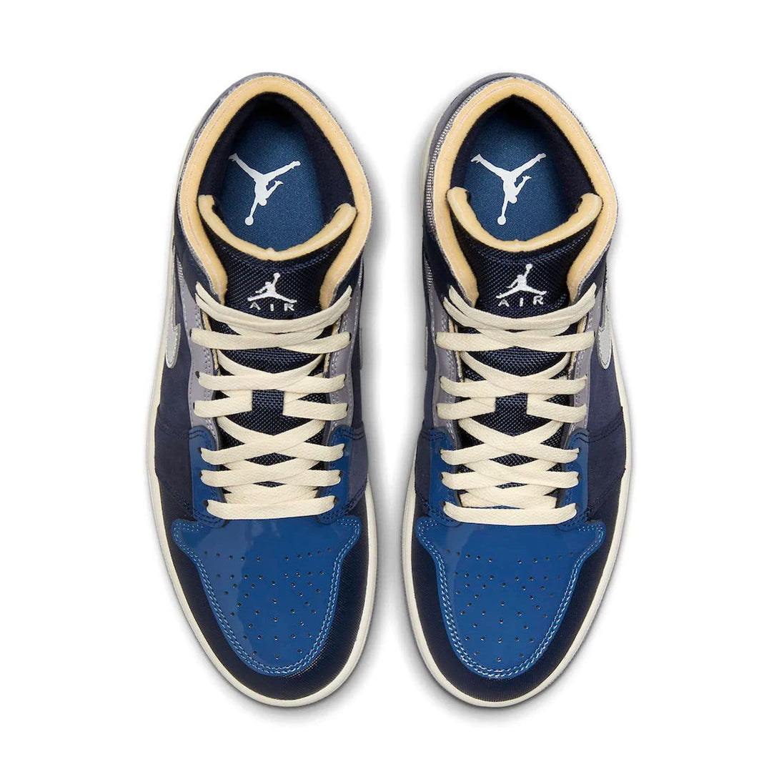 Air Jordan 1 Mid Se Craft 'Obsidian'- Streetwear Fashion - evapacs.com