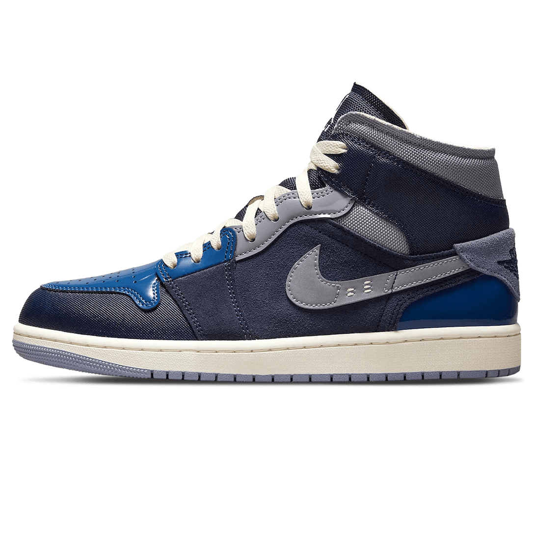 Air Jordan 1 Mid Se Craft 'Obsidian'- Streetwear Fashion - evapacs.com