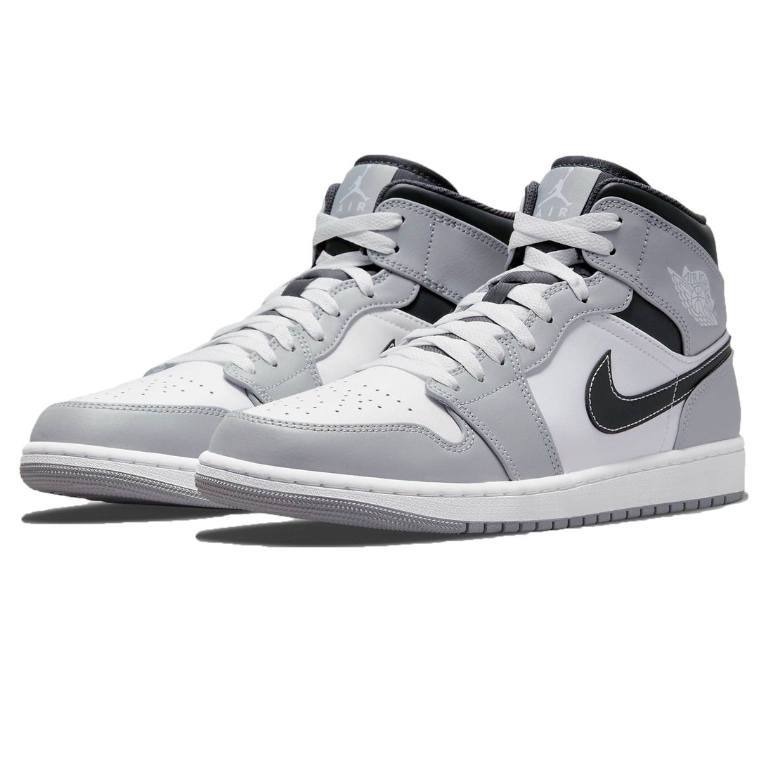 Air Jordan 1 Mid Smoke Grey Anthracite- Streetwear Fashion - evapacs.com