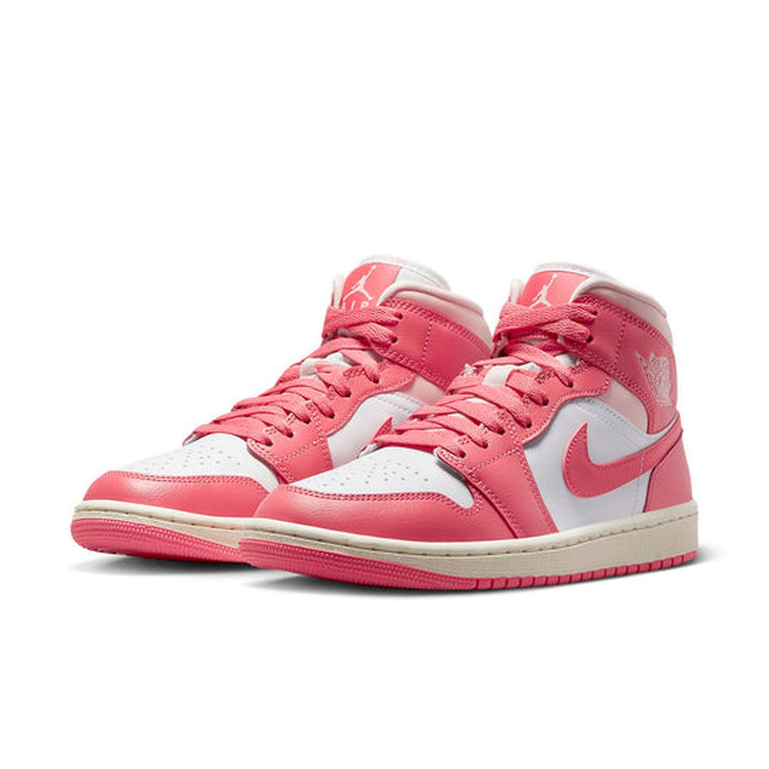 Air Jordan 1 Mid 'Strawberries and Cream'- Streetwear Fashion - evapacs.com