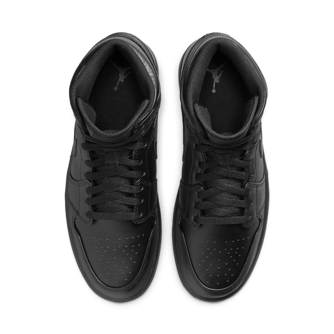 Air Jordan 1 Mid 'Triple Black' 2022- Streetwear Fashion - evapacs.com