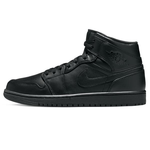 Air Jordan 1 Mid 'Triple Black' 2022- Streetwear Fashion - evapacs.com