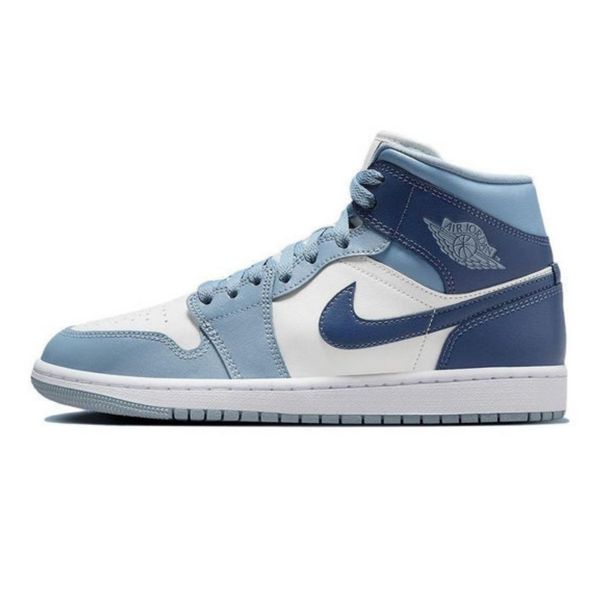 Air Jordan 1 Mid 'Two-Tone Blue'- Streetwear Fashion - evapacs.com