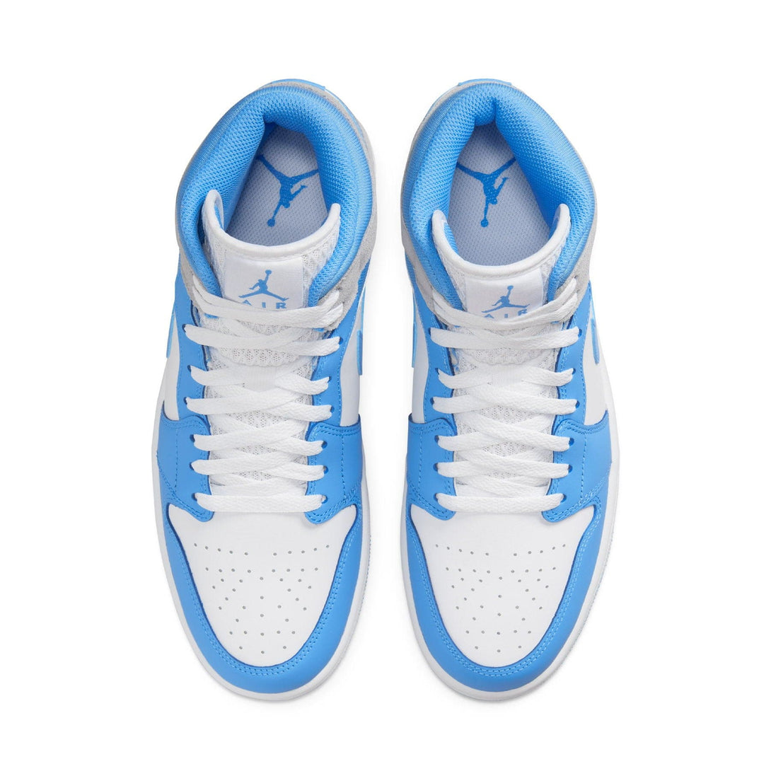 Air Jordan 1 Mid 'University Blue Grey'- Streetwear Fashion - evapacs.com