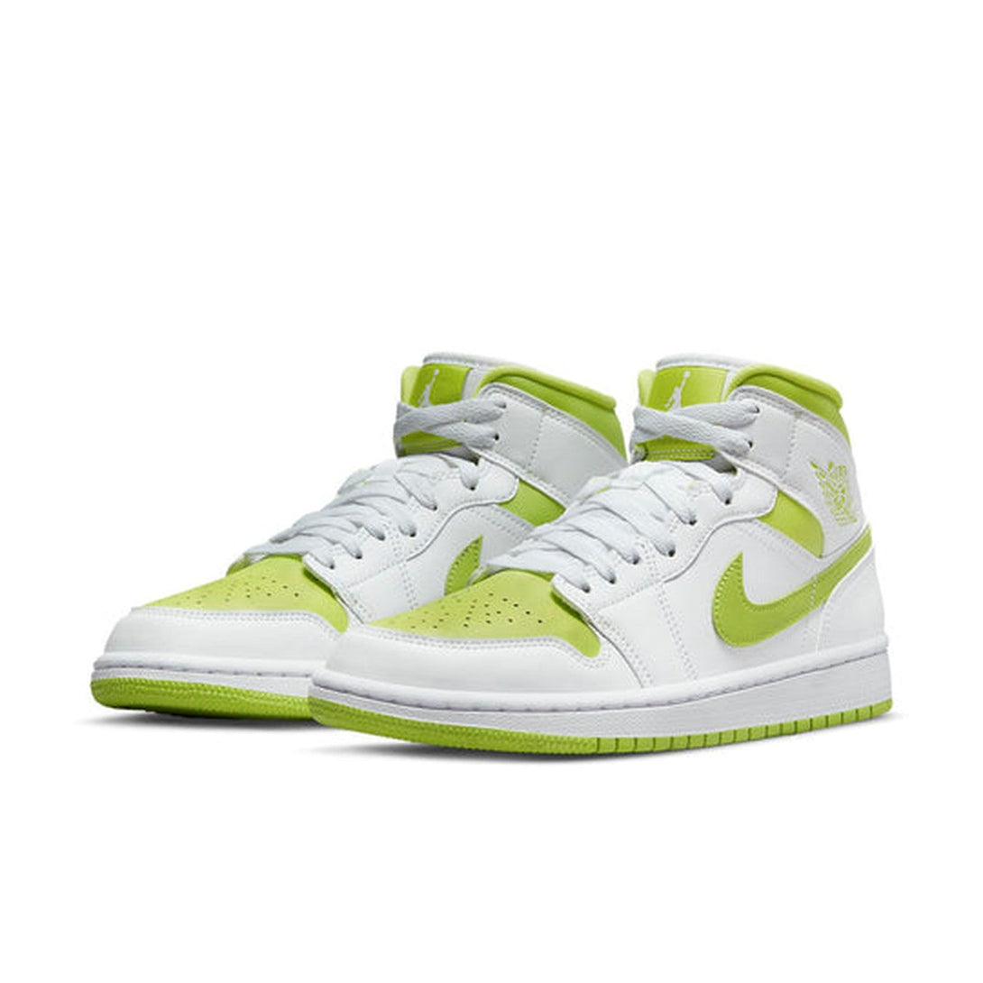 Air Jordan 1 Mid 'White Lime' Wmns- Streetwear Fashion - evapacs.com