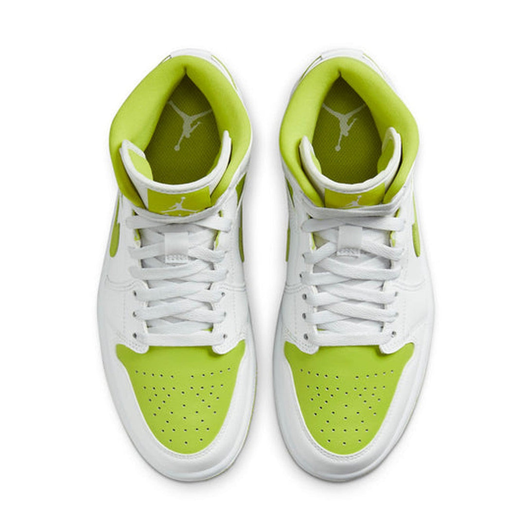 Air Jordan 1 Mid 'White Lime' Wmns- Streetwear Fashion - evapacs.com