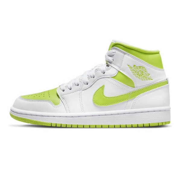 Air Jordan 1 Mid 'White Lime' Wmns- Streetwear Fashion - evapacs.com