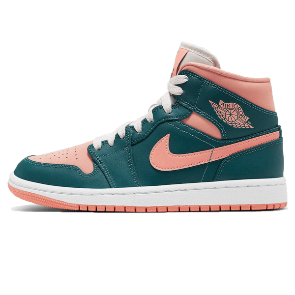 Air Jordan 1 Mid Wmns 'Dark Teal Green'- Streetwear Fashion - evapacs.com