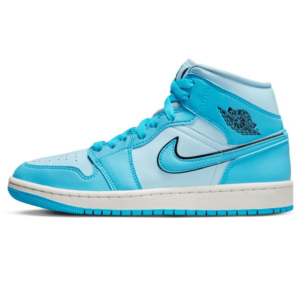 Air Jordan 1 Mid Wmns 'Ice Blue'- Streetwear Fashion - evapacs.com